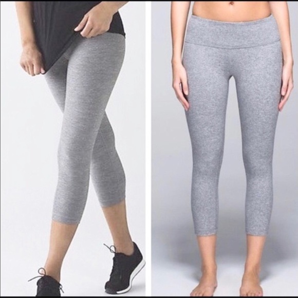 lululemon athletica Pants - Lululemon Cropped Under Wunder Leggings 2